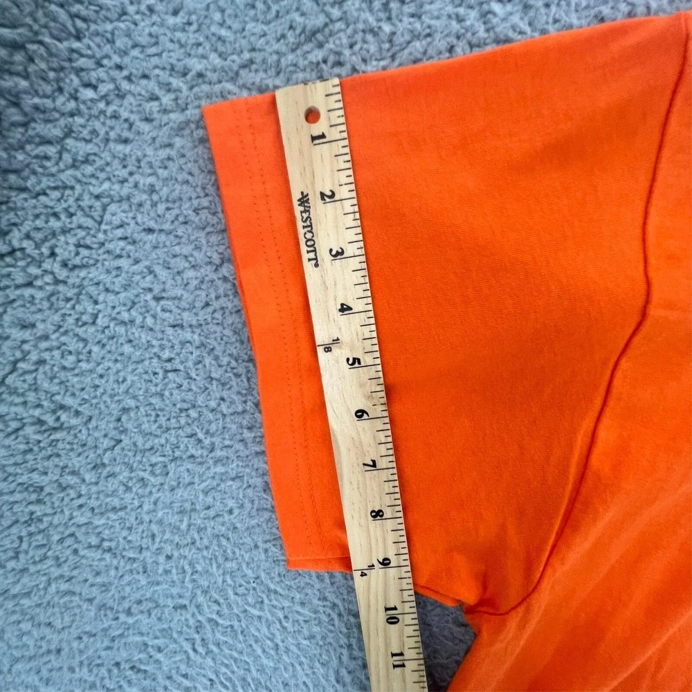 Vintage Y2k TOPPLE THE TURTLES‎ VA vs MD T Shirt Men's XL Orange Delta READ